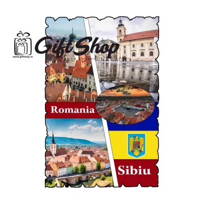Sibiu romania, magnet frigider mgs178